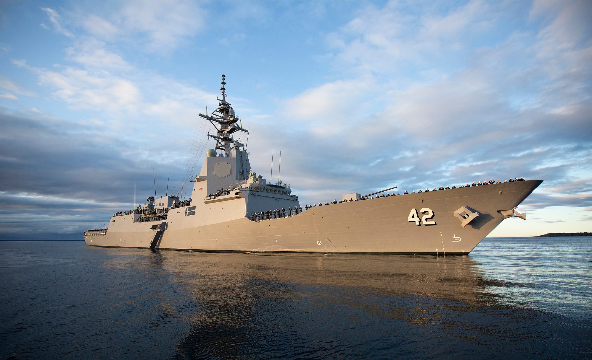 HMAS Sydney built at Osborne Naval Shipyard