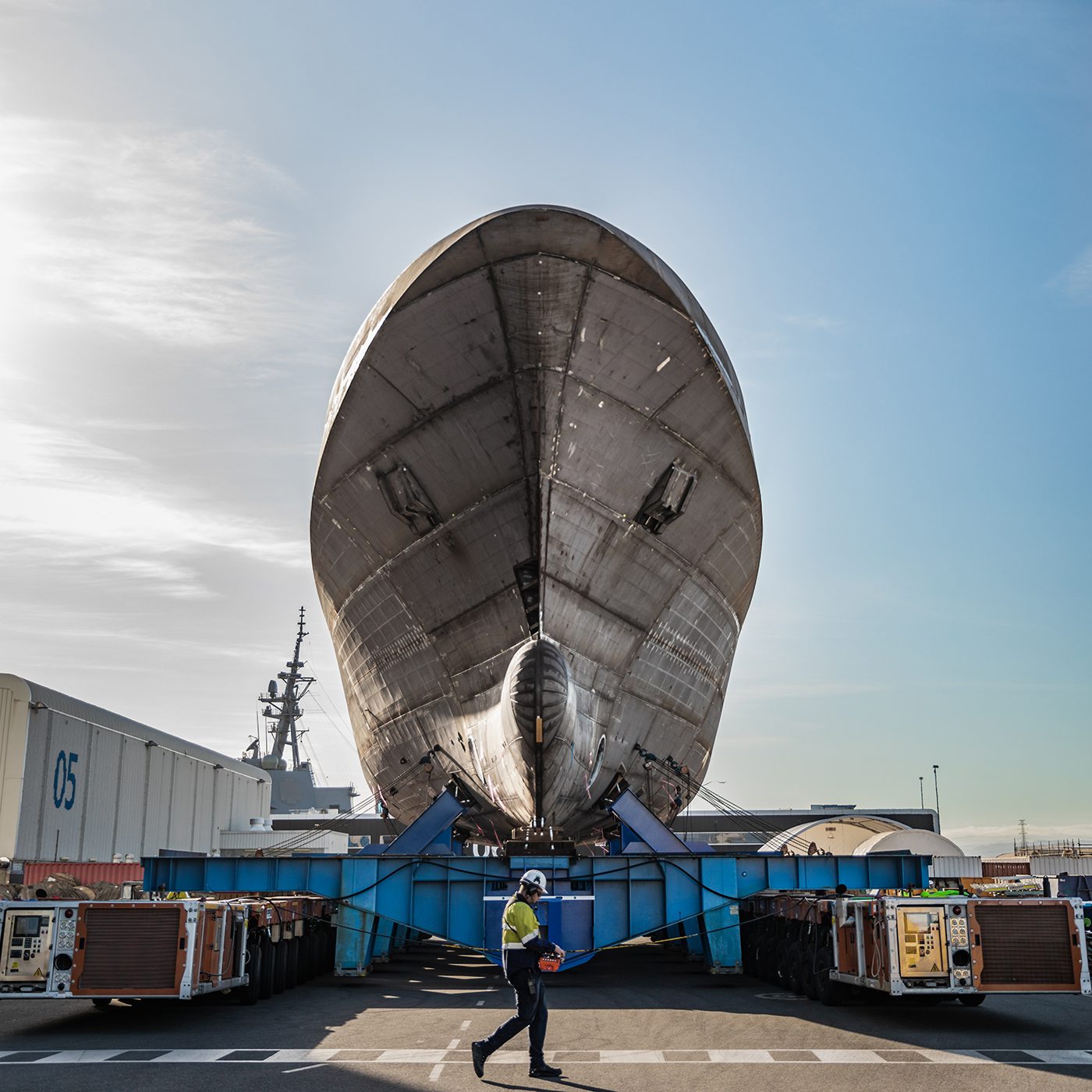 ANI Operations team moving OPV megablocks