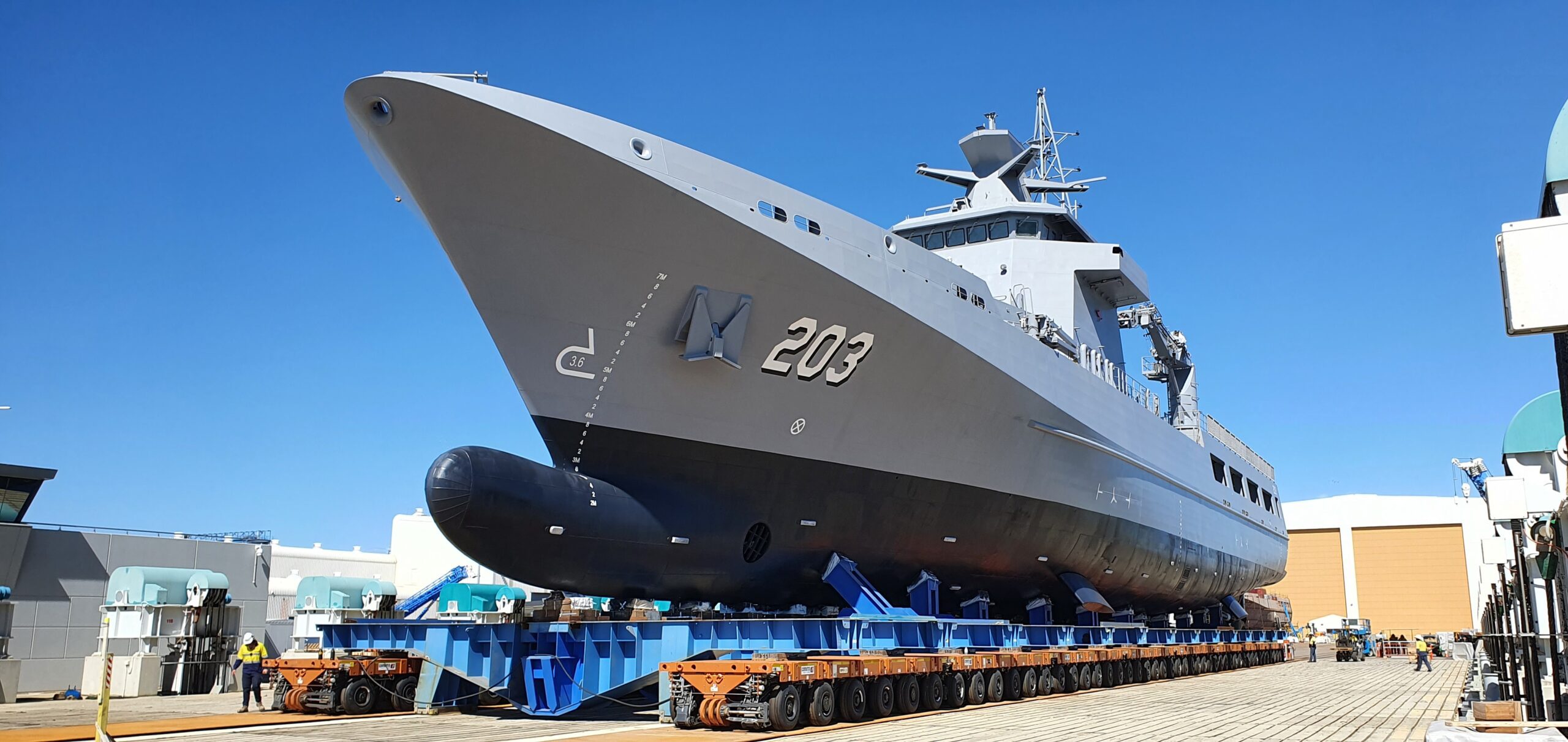 OPV1 launched at Osborne Naval Shipyard