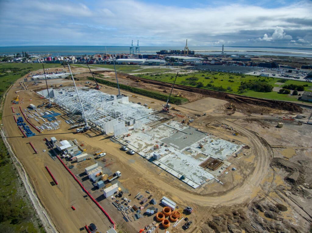 Skills and Training Academy Campus Steel Frame Installation